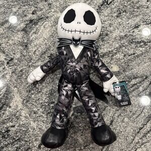 Jack Skellington 19" Plush Faceted Tuxedo Suit Nightmare Before Christmas NWT‎